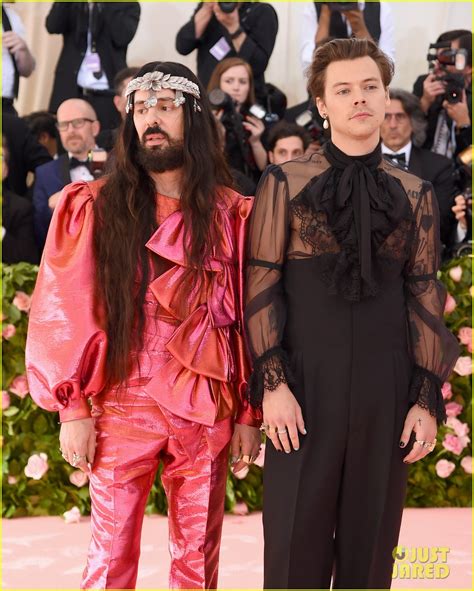 male models gucci|alessandro michele and harry styles.